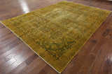 Overdyed Hand Knotted Area Rug 9 x 12 - Golden Nile