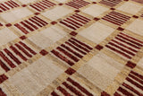 Persian Gabbeh Hand Knotted Wool Rug - 4' 1" X 6' 0" - Golden Nile