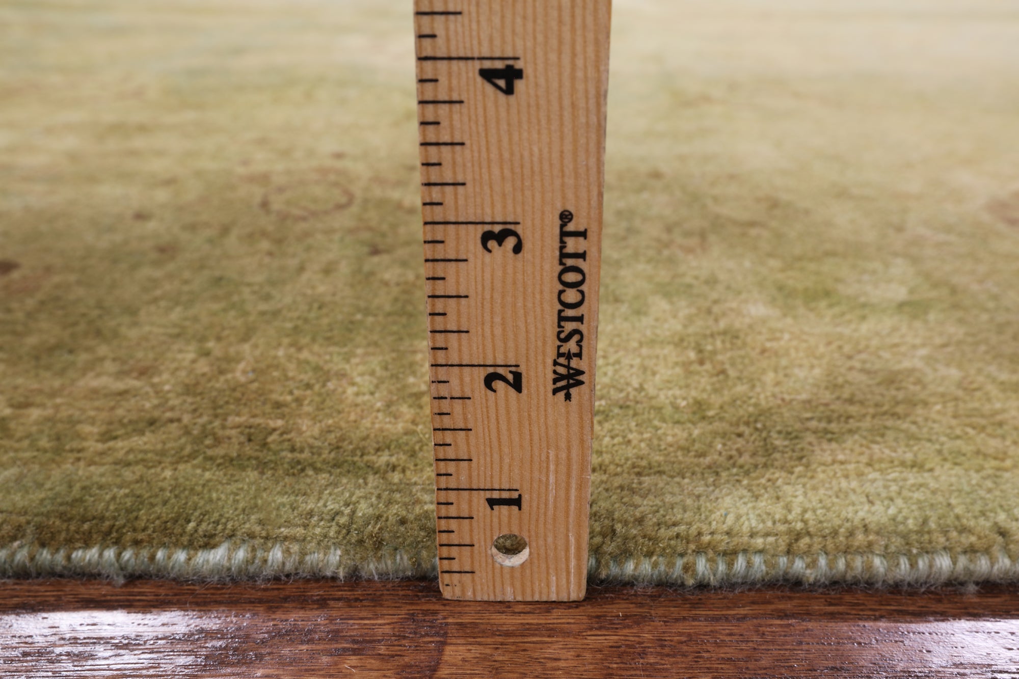 Peshawar Washed Out Handmade Wool Rug - 7' 10" X 10' 1" - Golden Nile