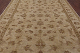 Ivory Peshawar Hand Knotted Rug - 8' 2" X 11' 4" - Golden Nile