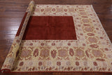 Peshawar Hand Knotted Wool Rug - 6' 3" X 7' 5" - Golden Nile