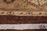 Chobi Peshawar Hand Knotted Wool Area Rug - 5' 10" X 9' 1" - Golden Nile