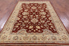 Peshawar Hand Knotted Wool Area Rug - 6' 1" X 9' 0" - Golden Nile