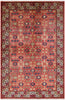 Persian Fine Serapi Handmade Wool Rug - 5' 10" X 8' 10" - Golden Nile