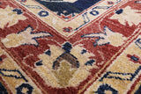 Peshawar Hand Knotted Wool Rug - 5' 1" X 6' 7" - Golden Nile