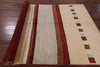 Persian Gabbeh Hand Knotted Wool Rug - 5' 7" X 8' 9" - Golden Nile