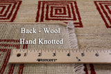 Persian Gabbeh Handmade Wool Rug - 4' 1" X 6' 2" - Golden Nile