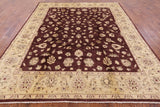 Peshawar Hand Knotted Wool Rug - 8' 3" X 9' 10" - Golden Nile