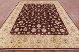 Peshawar Hand Knotted Wool Rug - 8' 3" X 9' 10" - Golden Nile