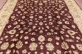 Peshawar Hand Knotted Wool Rug - 8' 3" X 9' 10" - Golden Nile