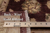 Peshawar Hand Knotted Wool Rug - 8' 3" X 9' 10" - Golden Nile