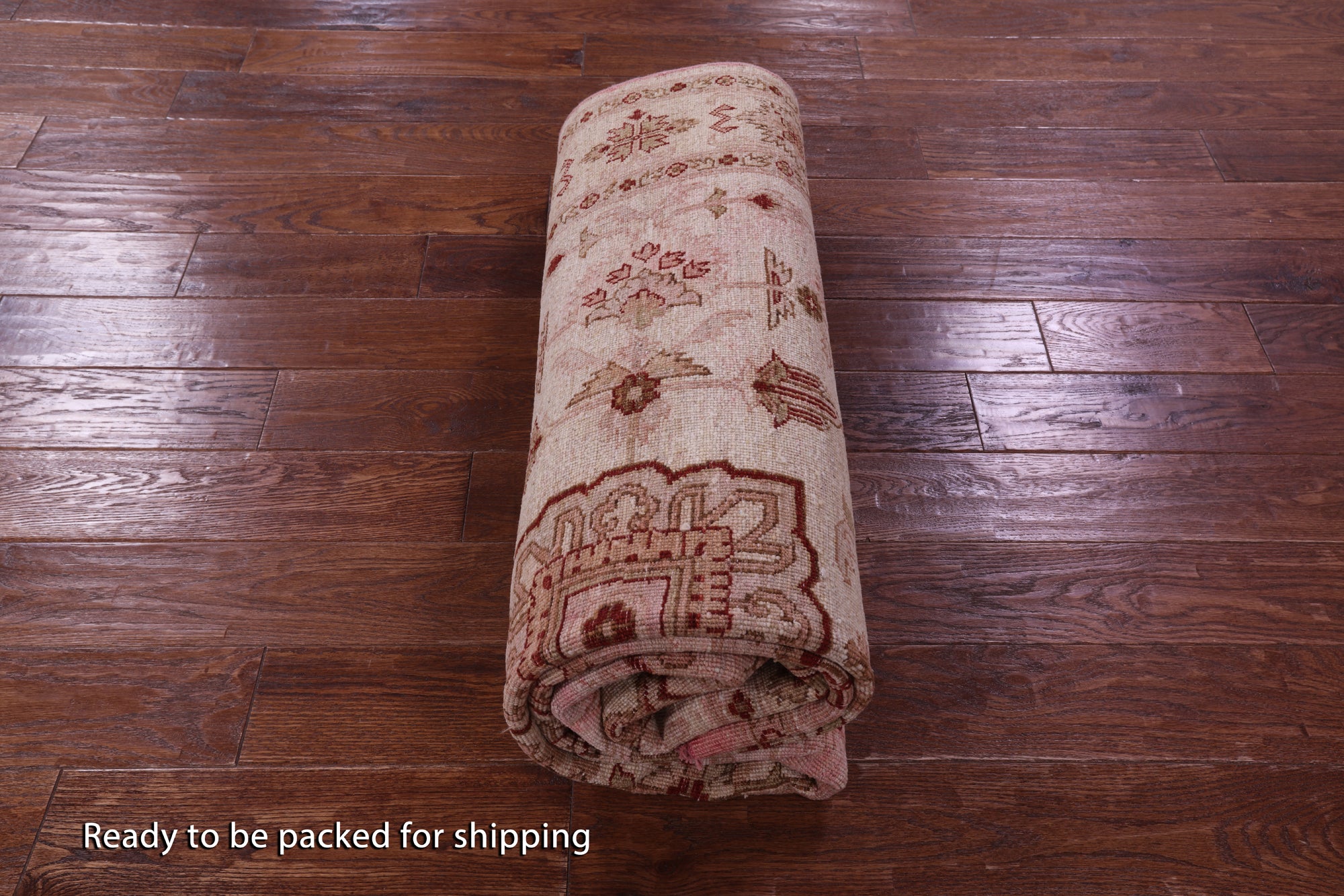 Pink Full Pile Overdyed Hand Knotted Wool Rug - 5' 10" X 9' 6" - Golden Nile