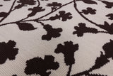 Ivory Floral Modern Handmade Wool Rug - 8' 2" X 9' 10" - Golden Nile