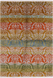 Modern Handmade Wool Area Rug - 5' 9" X 8' 0" - Golden Nile