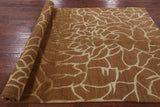 Modern Wool & Silk Area Rug - 5' 4" X 8' 2" - Golden Nile