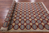 Modern Hand Knotted Wool Rug - 5' 2" X 8' 1" - Golden Nile