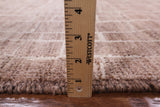 Brown Tribal Moroccan Hand Knotted Rug - 6' 3" X 8' 10" - Golden Nile