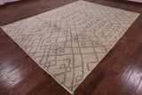 Moroccan Hand Knotted Wool Rug - 8' 6" X 11' 5" - Golden Nile