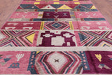 Navajo Design Moroccan Hand Knotted Wool Rug - 9' 0" X 11' 7" - Golden Nile