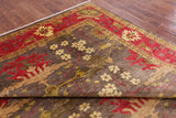 William Morris Hand Knotted Wool Area Rug - 8' 10" X 11' 7" - Golden Nile