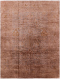 Full Pile Overdyed Hand Knotted Rug - 9' 0" X 11' 8" - Golden Nile