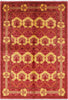 William Morris Hand Knotted Wool Area Rug - 5' 10" X 8' 7" - Golden Nile