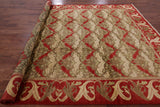 William Morris Handmade Wool Area Rug - 9' 1" X 11' 10" - Golden Nile