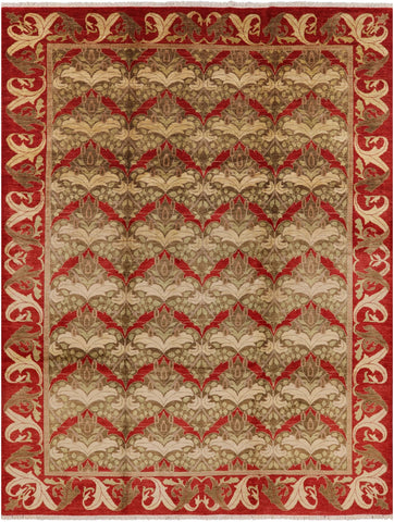 William Morris Handmade Wool Area Rug - 9' 1