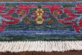 William Morris Handmade Oriental Runner Rug - 2' 7" X 7' 10" - Golden Nile