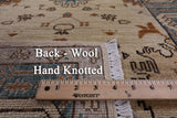 Ivory Fine Serapi Hand Knotted Runner Rug - 2' 9" X 10' 0" - Golden Nile