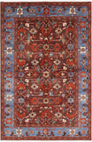 Fine Serapi Hand Knotted Area Rug - 6' 4" X 9' 6" - Golden Nile
