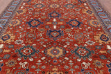 Red Fine Serapi Area Rug - 9' 2" X 11' 5" - Golden Nile