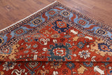 Red Fine Serapi Area Rug - 9' 2" X 11' 5" - Golden Nile