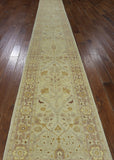 3 X 19 Runner Peshawar Chobi Rug - Golden Nile