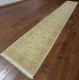 3 X 19 Runner Peshawar Chobi Rug - Golden Nile