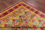William Morris Handmade Wool Area Rug - 8' 10" X 11' 8" - Golden Nile