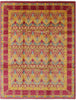 William Morris Handmade Wool Area Rug - 8' 10" X 11' 8" - Golden Nile