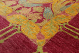 William Morris Handmade Wool Area Rug - 8' 10" X 11' 8" - Golden Nile
