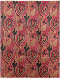 William Morris Handmade Wool Area Rug - 7' 10" X 10' 1" - Golden Nile