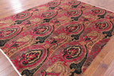 William Morris Handmade Wool Area Rug - 7' 10" X 10' 1" - Golden Nile