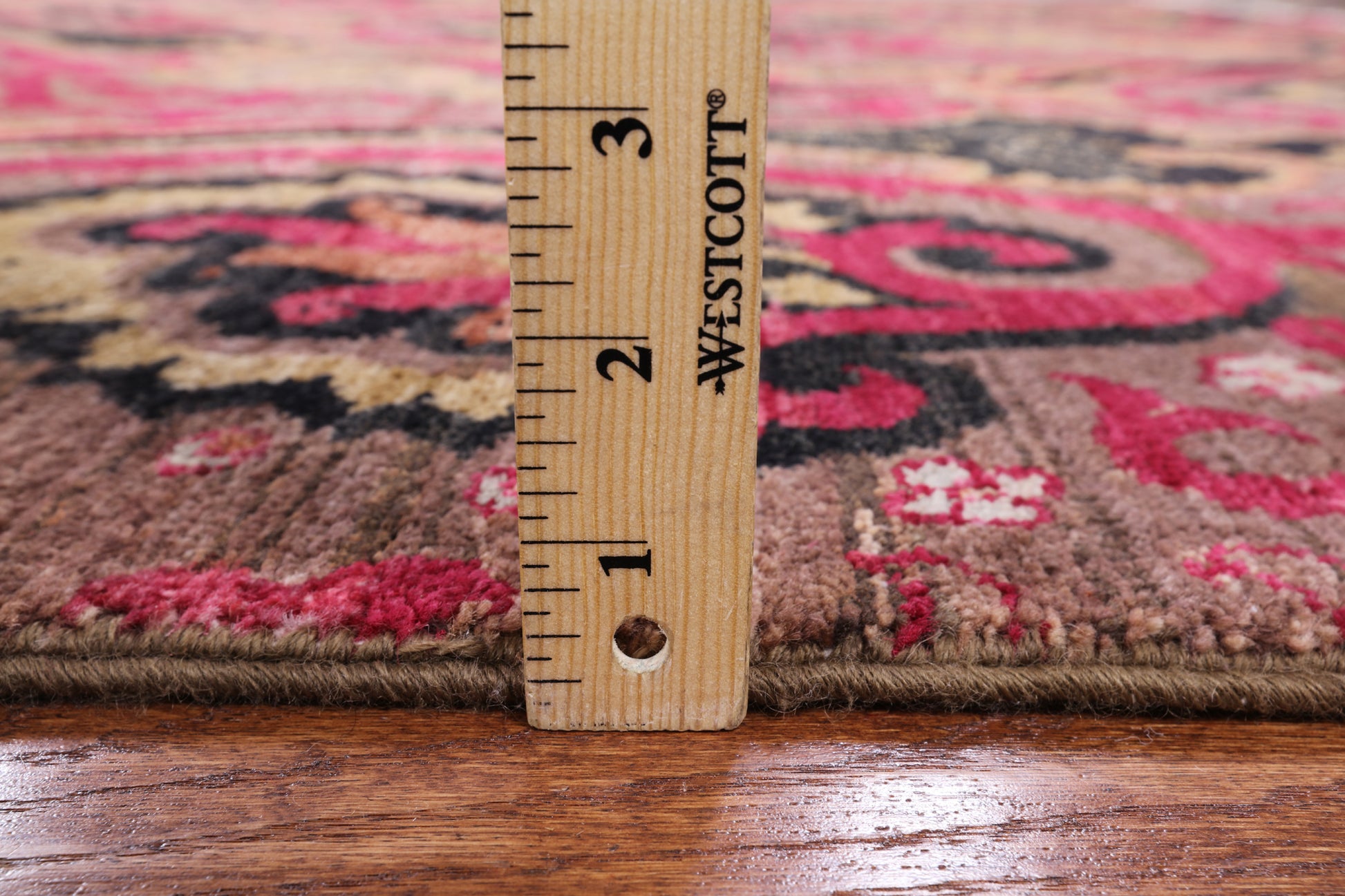 William Morris Handmade Wool Area Rug - 7' 10" X 10' 1" - Golden Nile