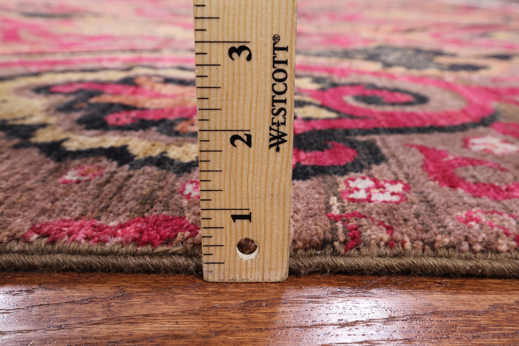 William Morris Handmade Wool Area Rug - 7' 10" X 10' 1" - Golden Nile