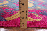 Blue William Morris Hand Knotted Area Rug - 8' 1" X 9' 10" - Golden Nile