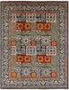 William Morris Hand Knotted Wool Area Rug - 8' 3" X 10' 6" - Golden Nile