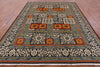 William Morris Hand Knotted Wool Area Rug - 8' 3" X 10' 6" - Golden Nile