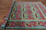 Modern William Morris Design Oriental Wool Rug 8 X 10 - Golden Nile