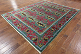 Modern William Morris Design Oriental Wool Rug 8 X 10 - Golden Nile