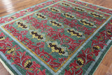 Modern William Morris Design Oriental Wool Rug 8 X 10 - Golden Nile