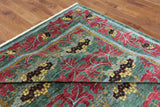 Modern William Morris Design Oriental Wool Rug 8 X 10 - Golden Nile