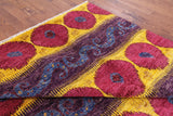 Kaitag Handmade Wool Area Rug - 8' 10" X 12' 7" - Golden Nile